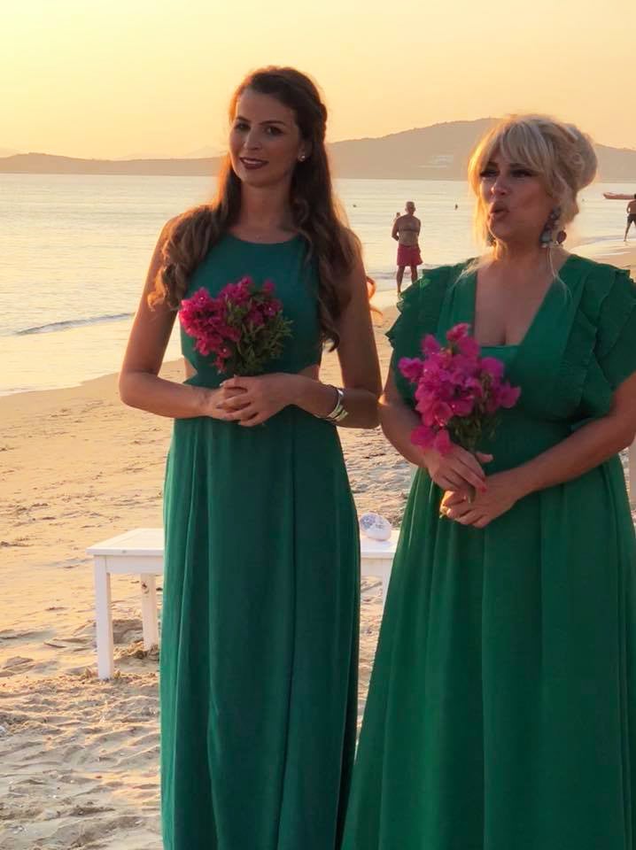 Destination wedding ceremony in Naxos, Greece, Santana Weddings