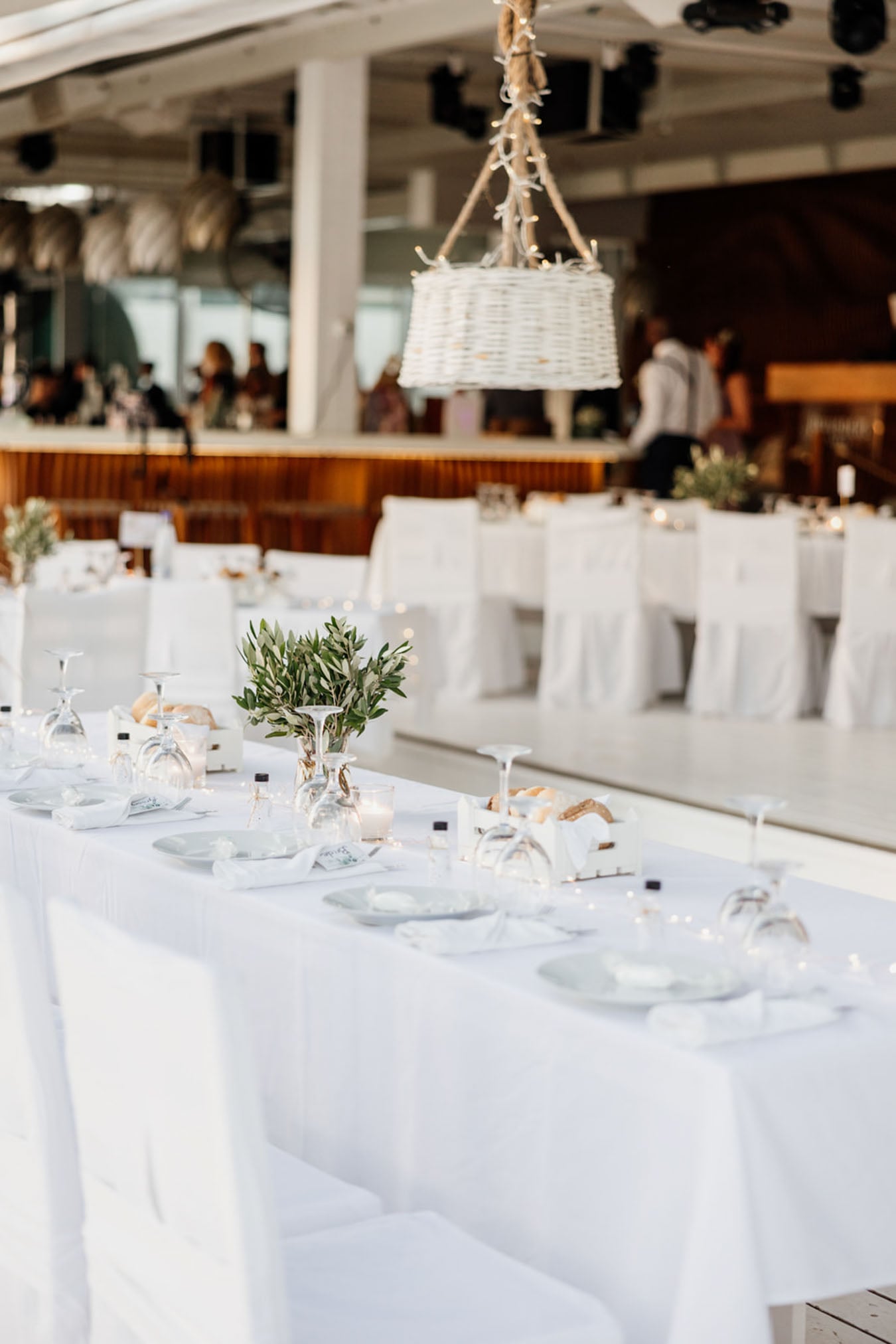 Wedding lighting design at Santana Weddings, Naxos beach